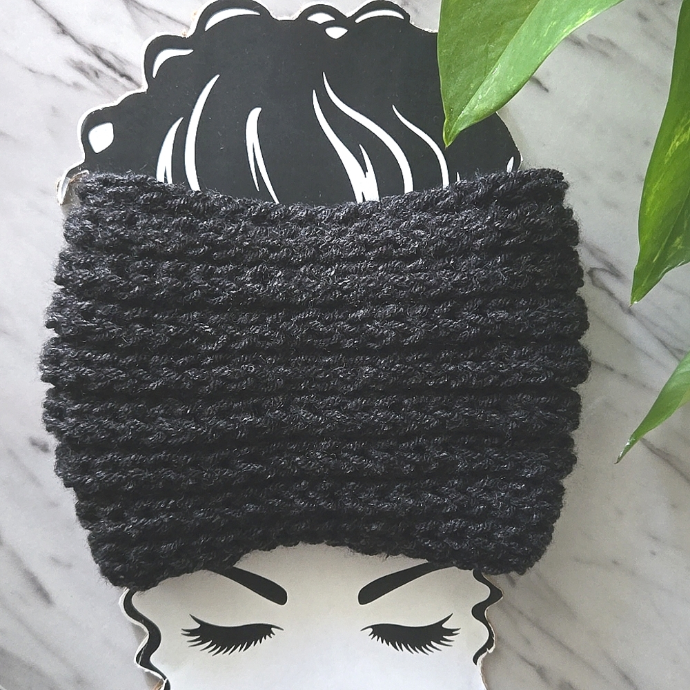 Handmade Knit Turban Headband - Picture 2 of 4